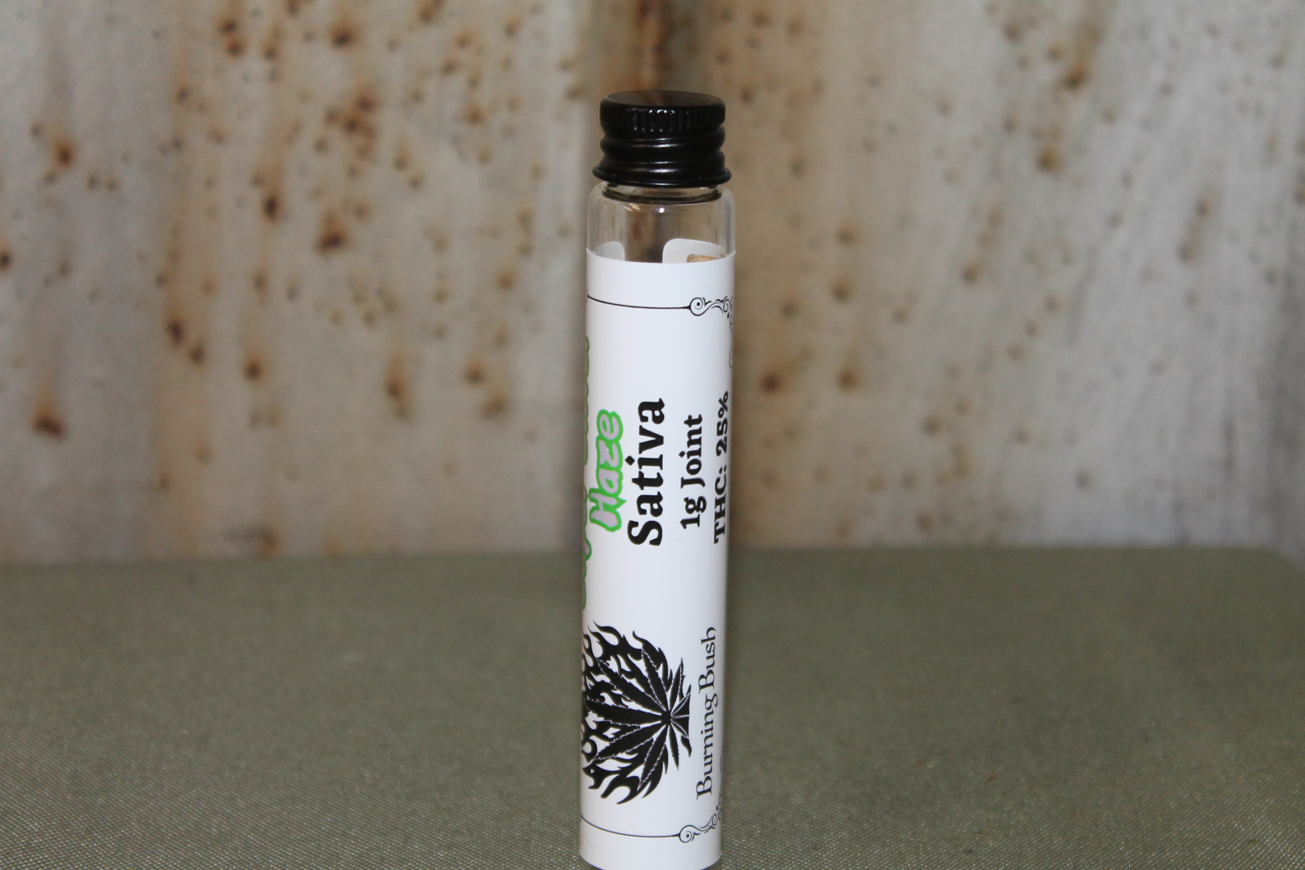Photograph of product: Burning Bush I Super Silver Haze Pre-Roll