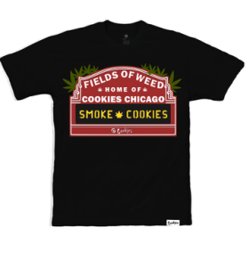 Photograph of product: Cookies Field Tee - Black