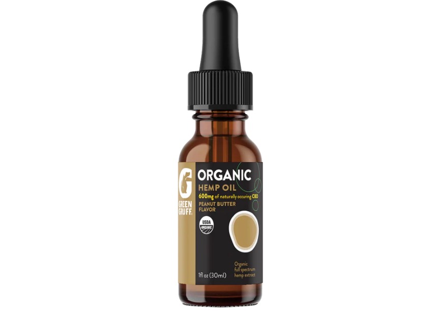 Photograph of product: Green Gruff | 600mg Peanut Butter | Hemp Oil | 30ml