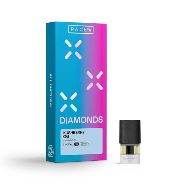 Photograph of product: Kushberry OG Diamonds Pod 1g - 