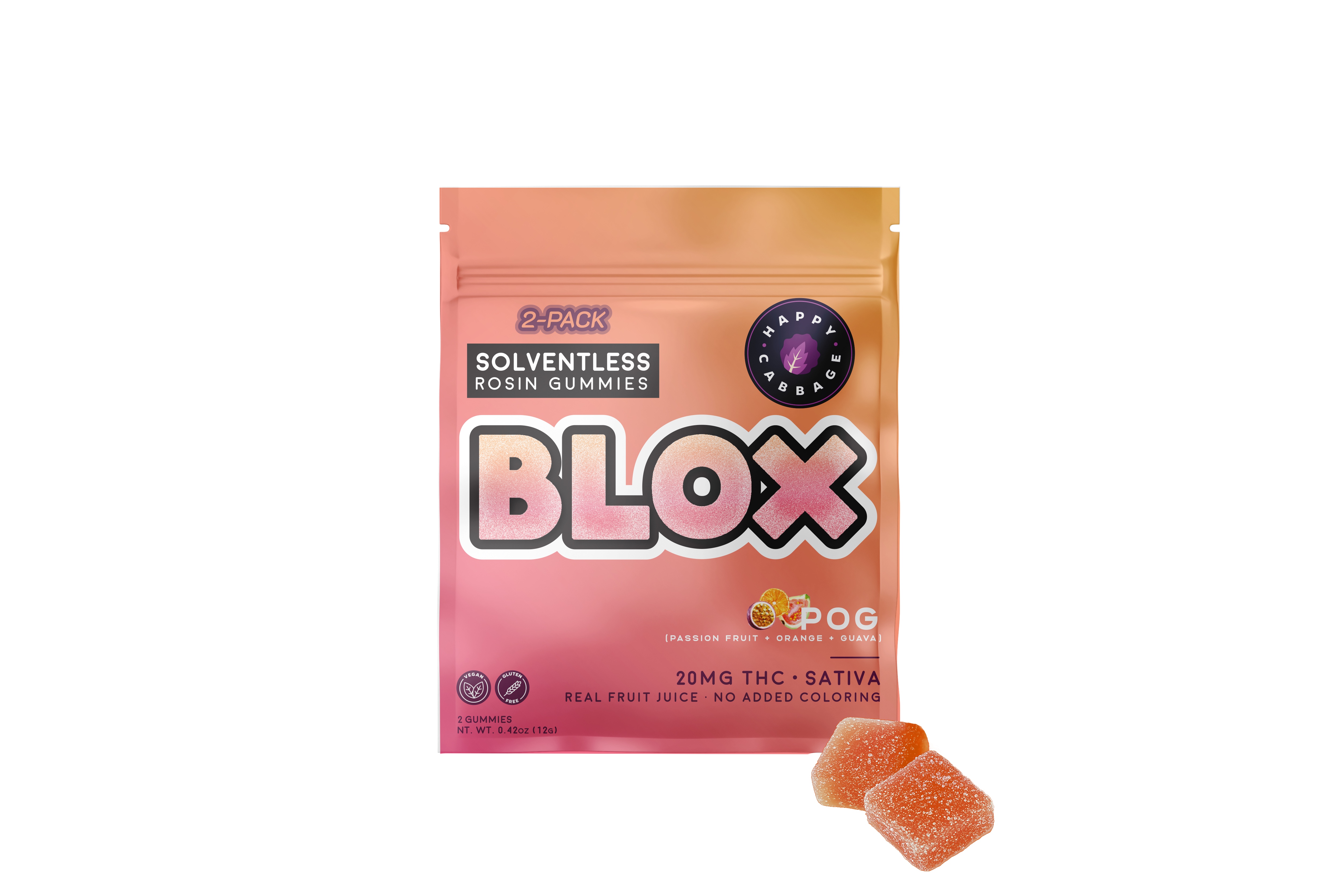 Photograph of product: Passion Orange Guava | Rosin 20mg