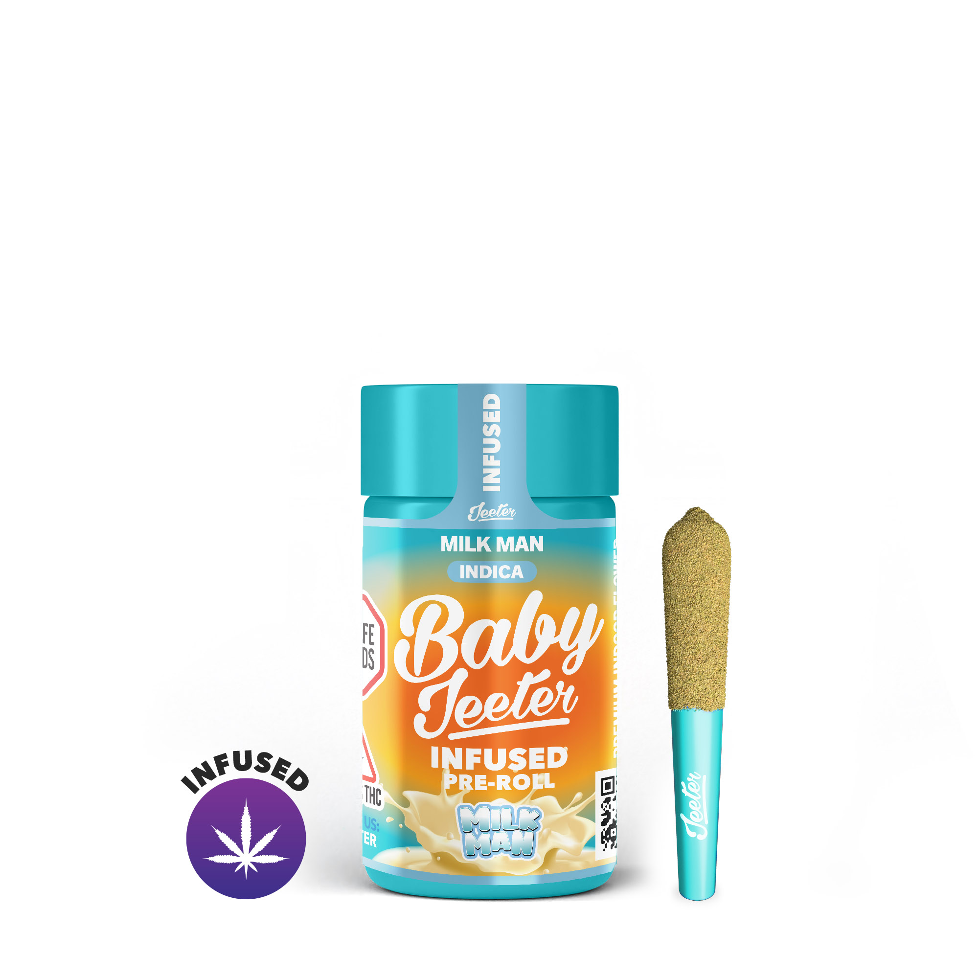 Photograph of product: Milk Man | 5x0.5g | Infused Preroll Packs