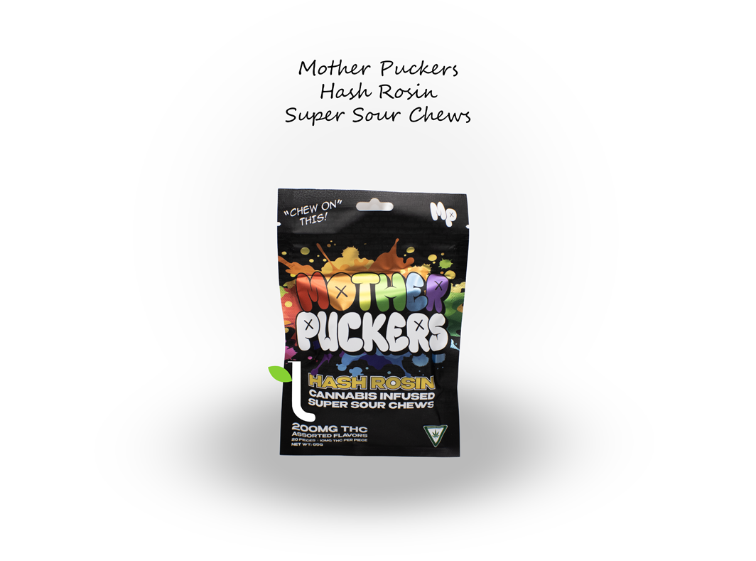 Photograph of product: ASSORTED FLAVORS | au chocolat Rosin Fruit Chews 200mg