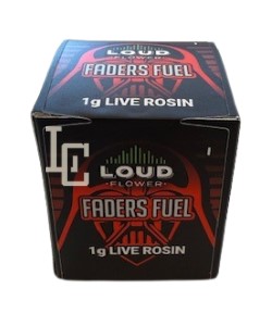 Photograph of product: MI Loud Flower Fader's Fuel Live Rosin 1.0g