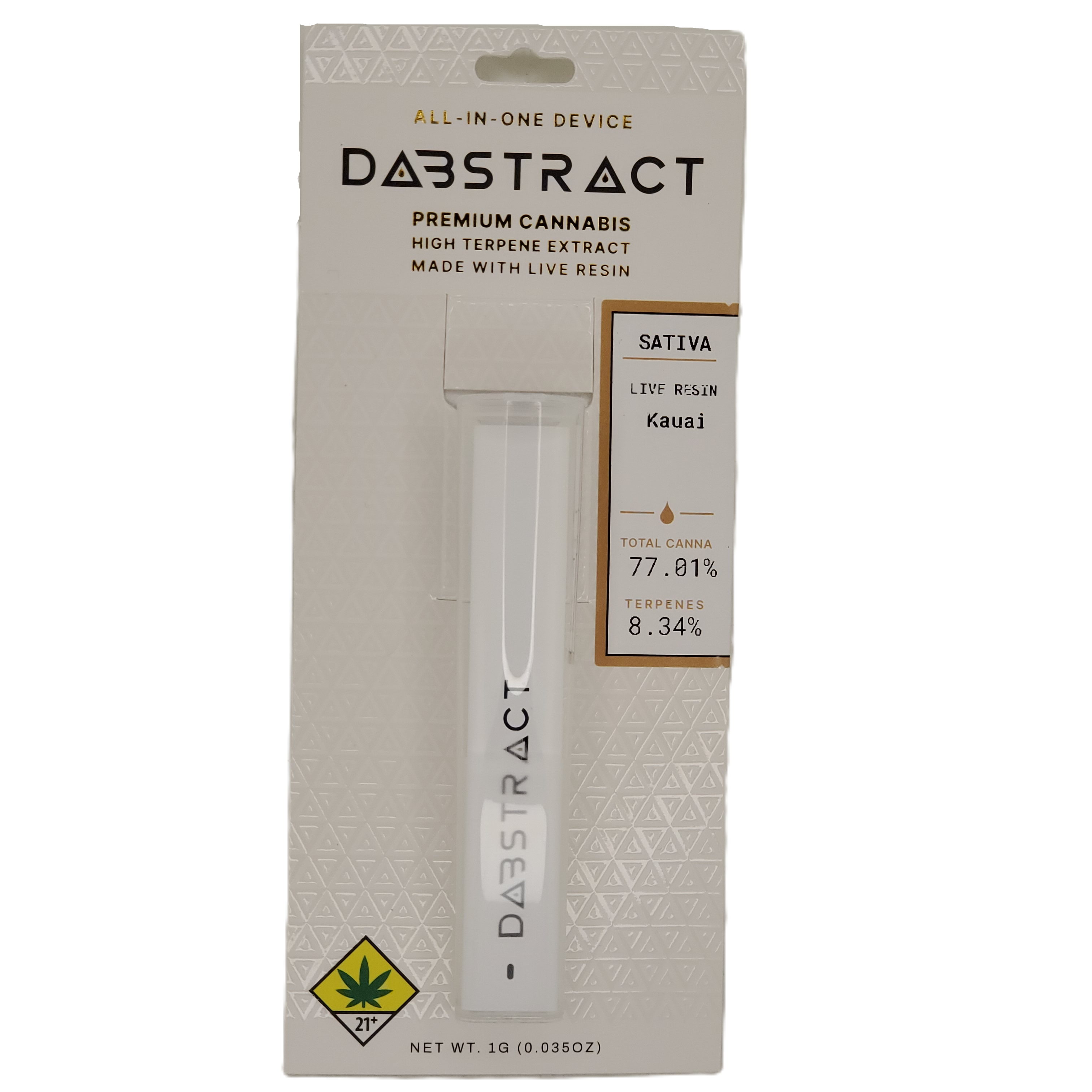 Photograph of product: Dabstract VAPE Kauai Disp 1g