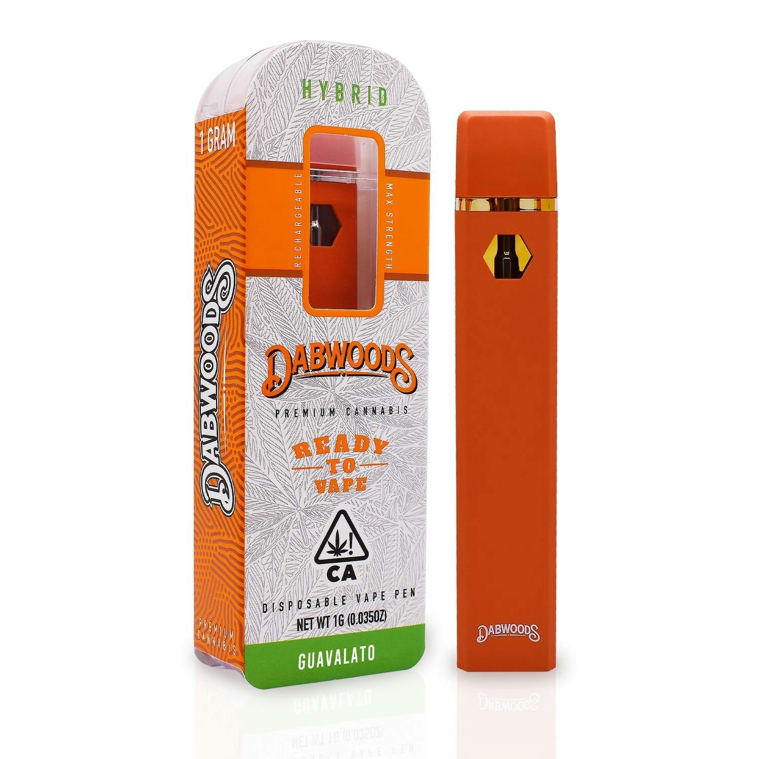 Photograph of product: Dabwoods - Guavalato 1g Disposable Vape