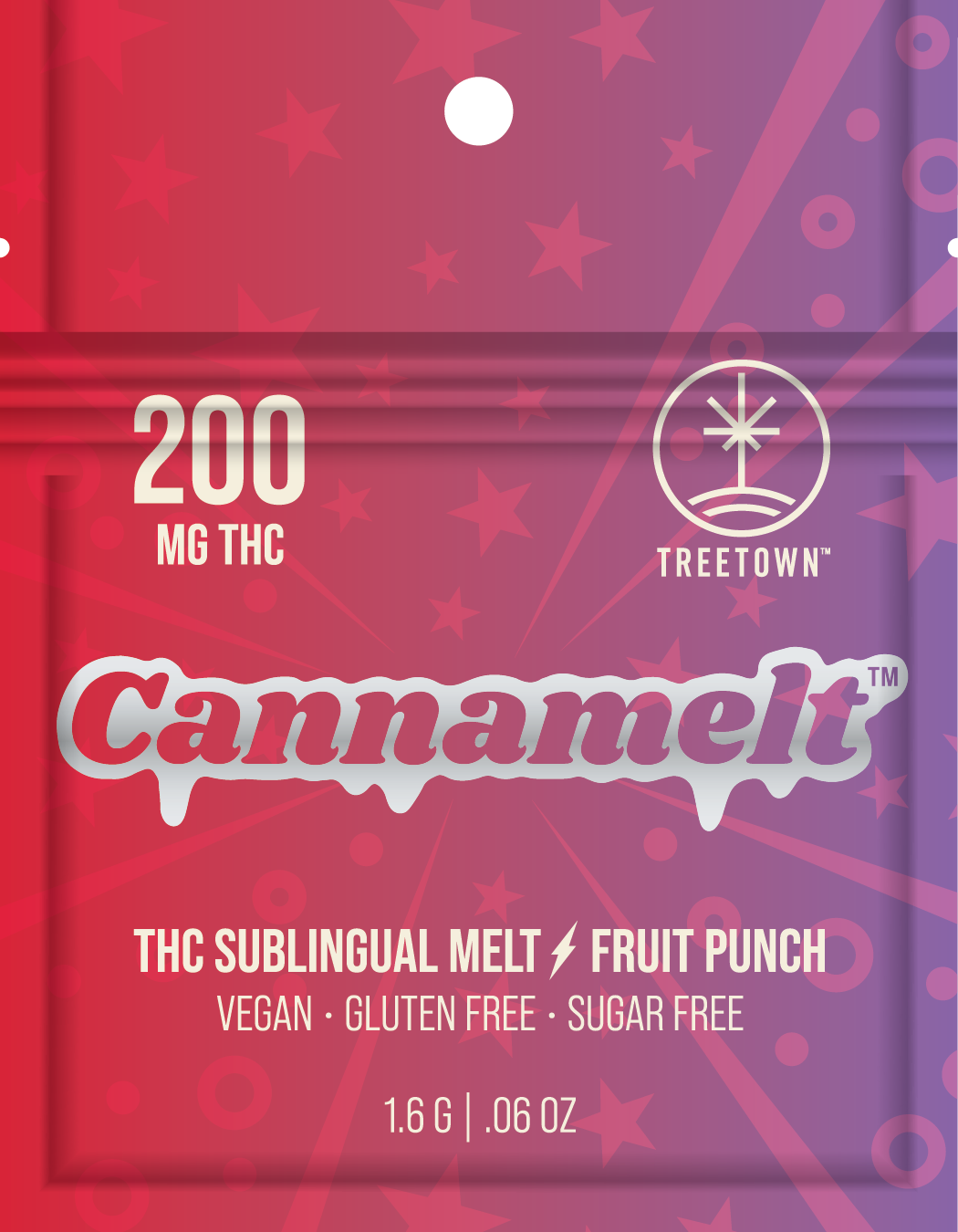 Photograph of Product: Fruit Punch Cannamelts | TreeTown
