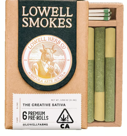 Photograph of product: Lowell Smokes | The Creative Oui'd Blend | 6pk/3.5g
