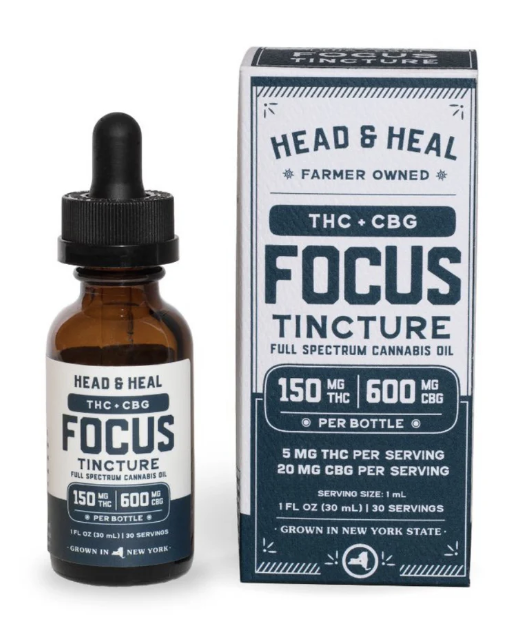 Photograph of product: Focus Tincture - 150mg TH-oui 600mg CBG