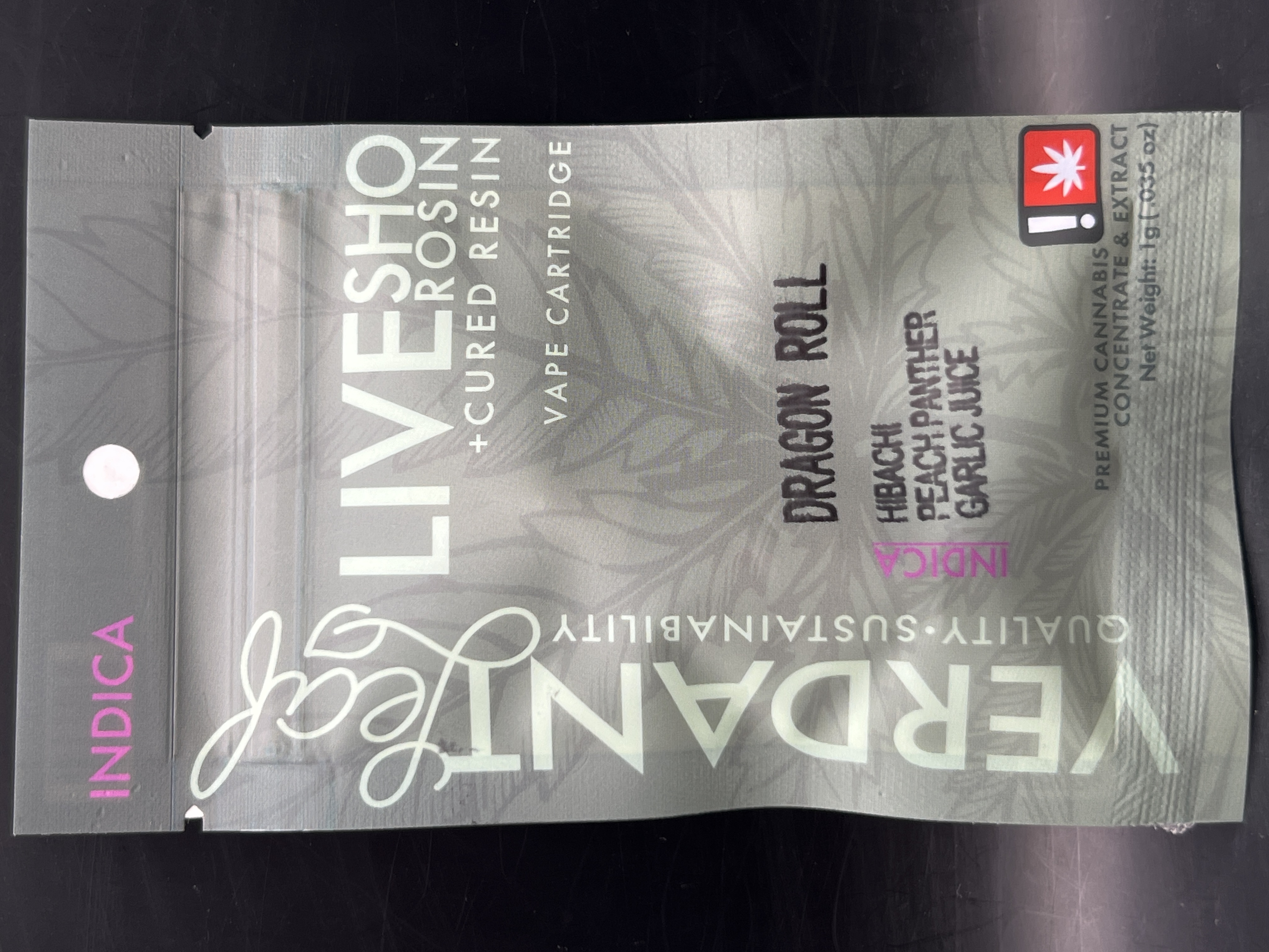 Photograph of product: Verdant Leaf Dragon Roll LR/CR Cartridge