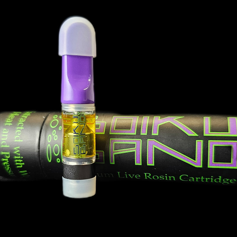 Photograph of product: Soiku Bano - Rosin Cartridge - Choco Fluff Stack
