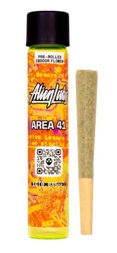Photograph of product: Alien Labs 1g Area 41 Pre-Roll PD