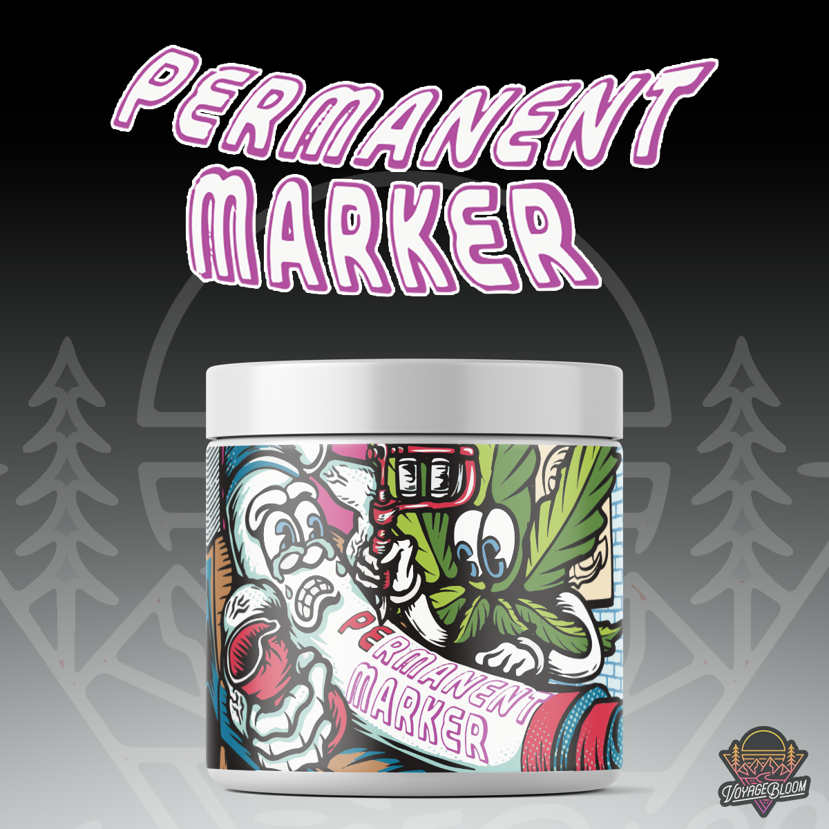 Photograph of product: Permanent Marker jar prepack by Voyage Bloom - 14g