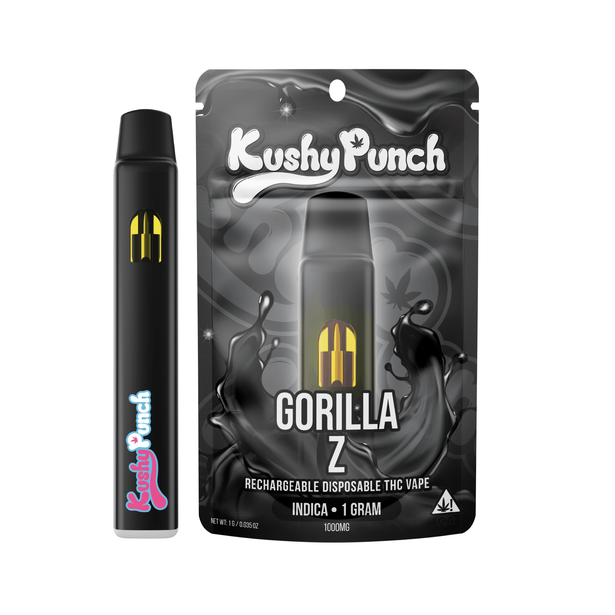 Photograph of product: 1g Gorilla Z (Oui'd) All-in-One TH-oui:90% $30 or 2/$50