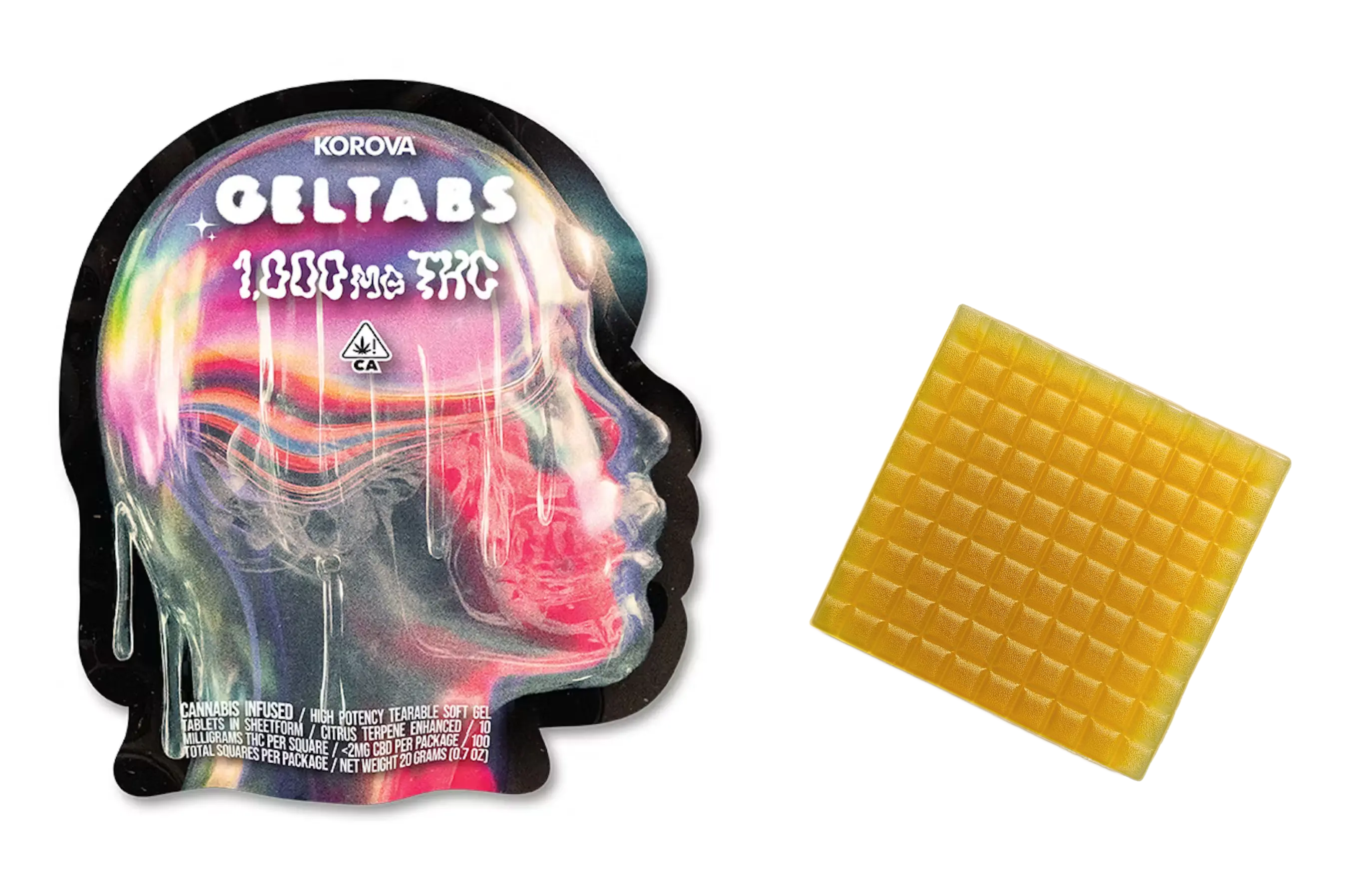 Photograph of product: Korova - 5:1 TH-oui/CBN Nighttime - Gel Tabs