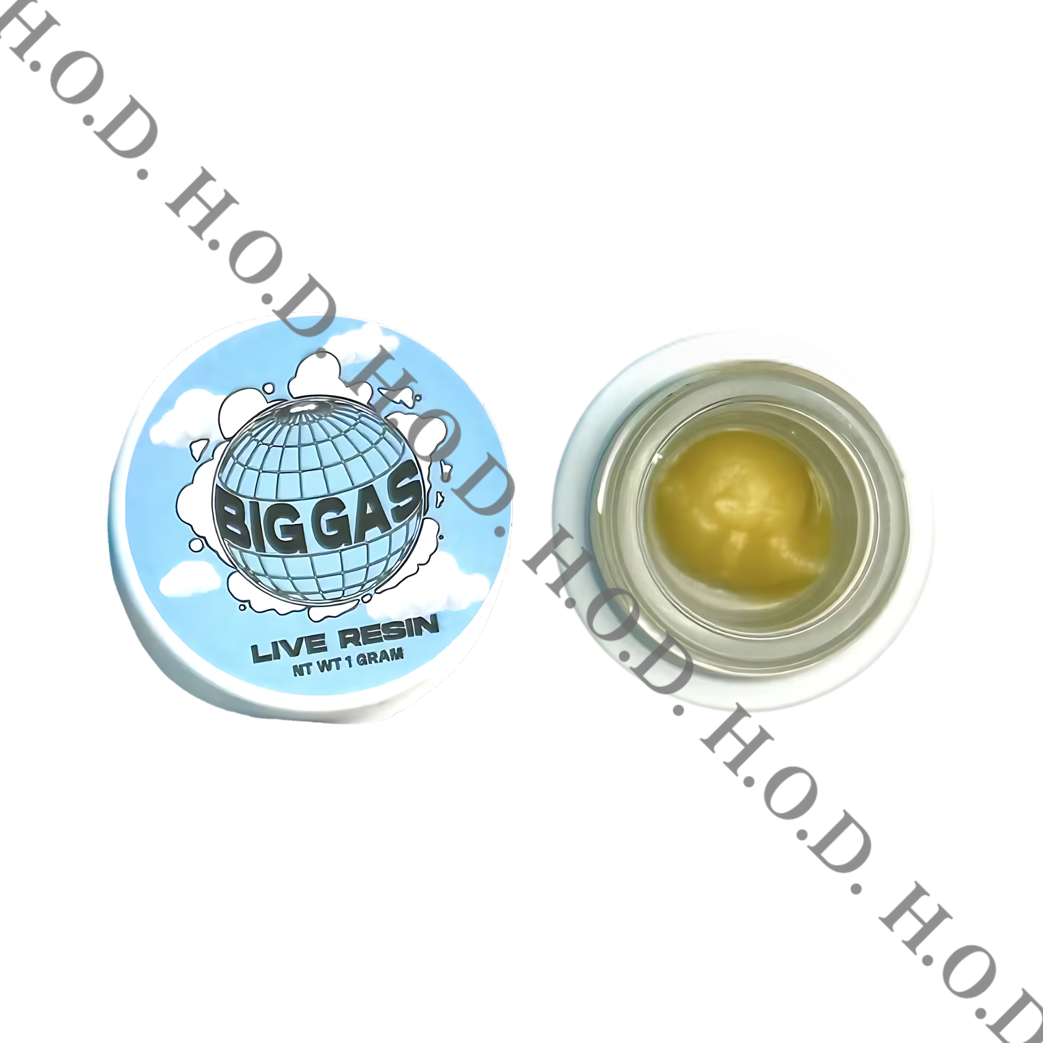 Photograph of product: Big Gas Halle Berry Live Resin Badder 1g
