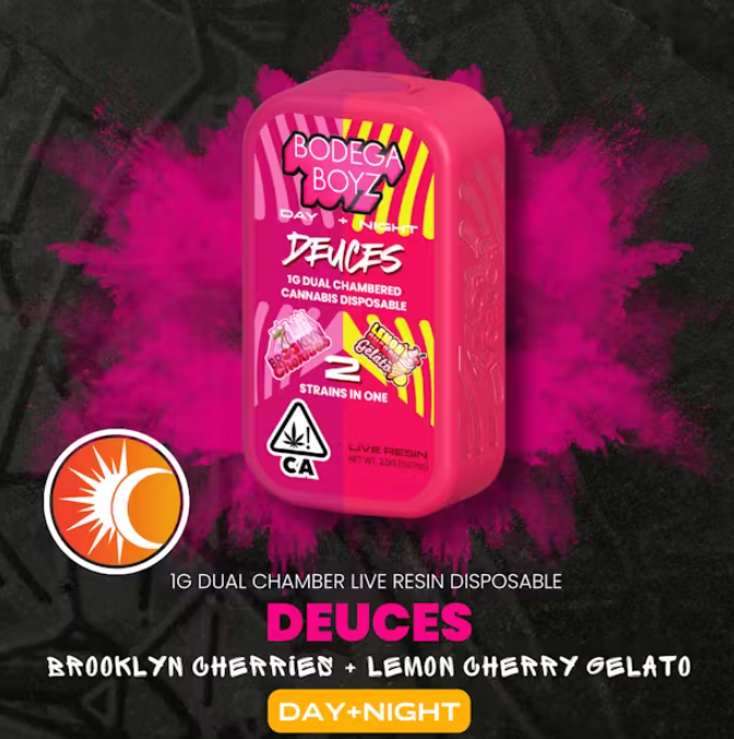 Photograph of product: BROOKLYN CHERRIES X L.C.G. [3-IN-1 ALL IN ONE] 1G