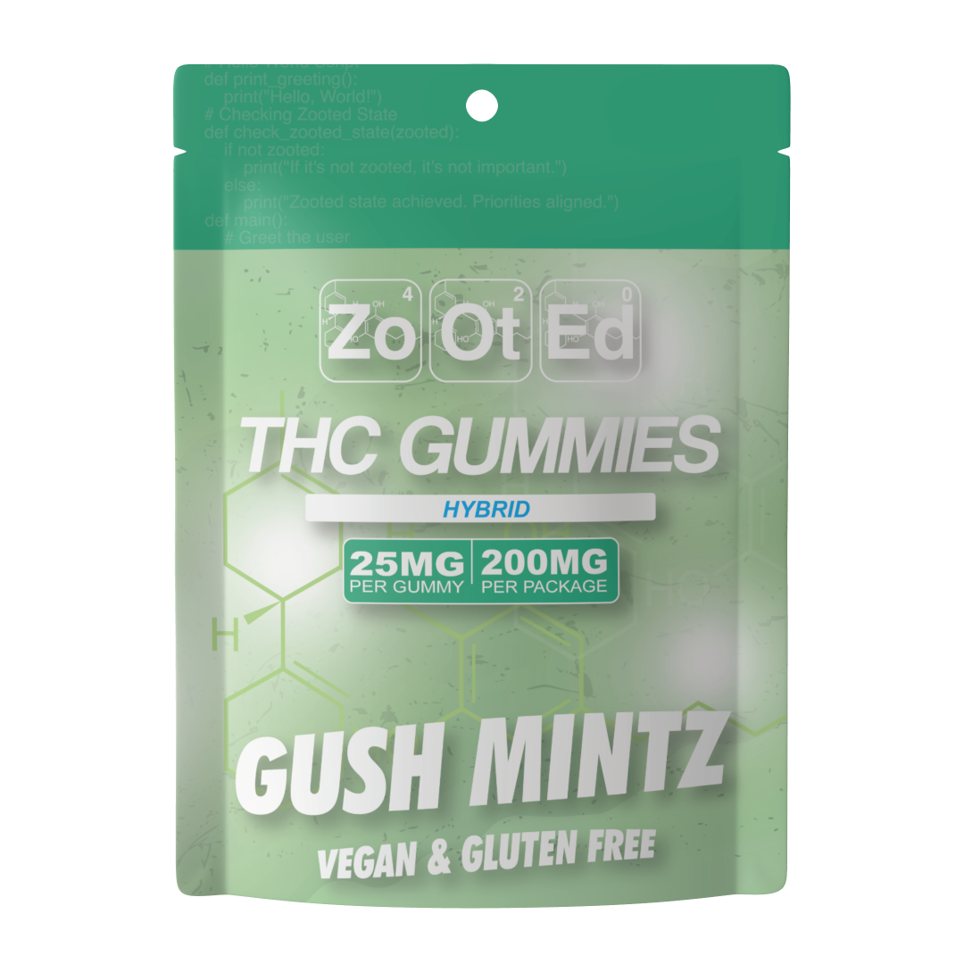 Photograph of product: Gush Mintz Gummies