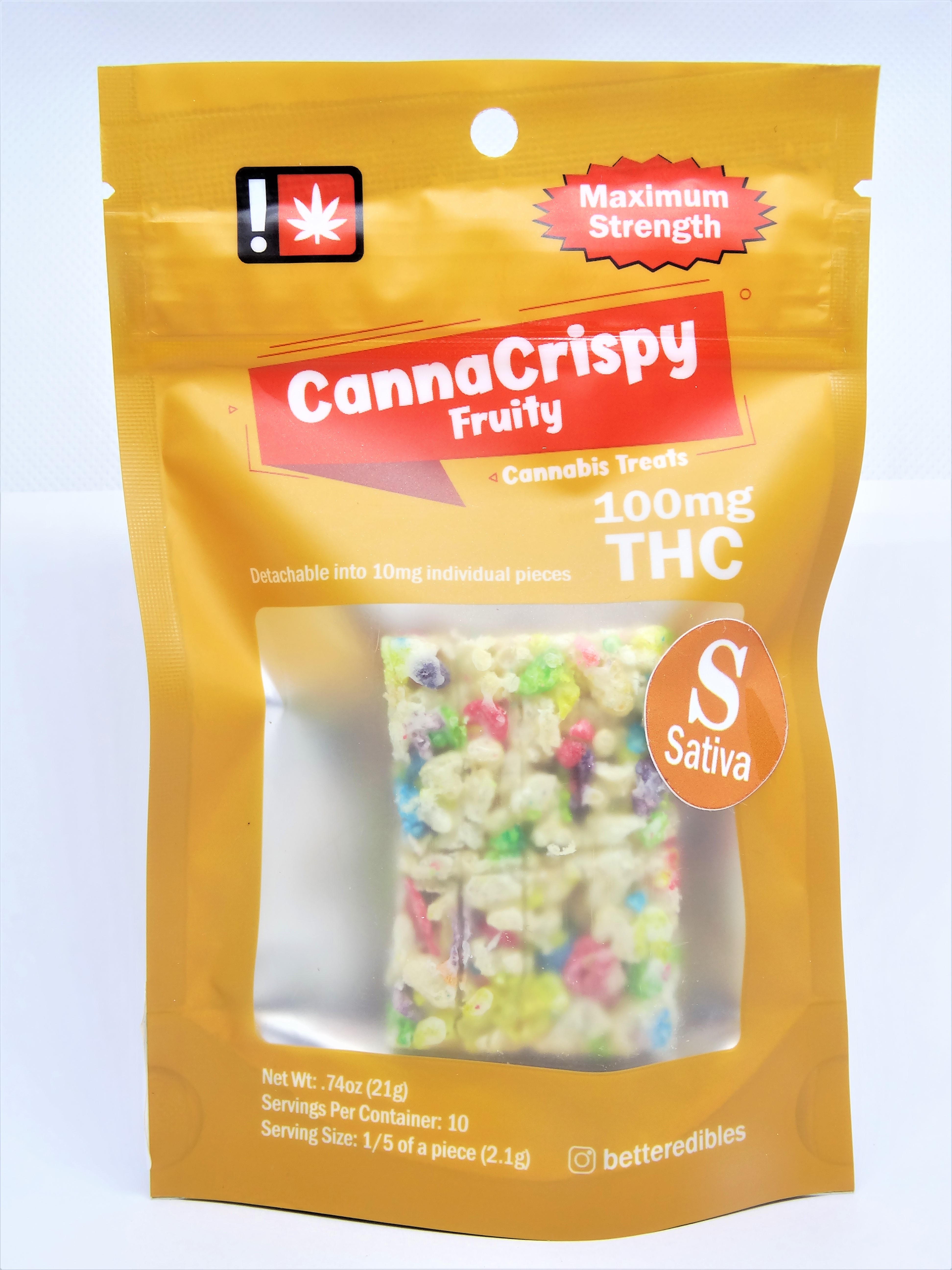 Photograph of product: CannaCrispy | Fruity | Oui'd*