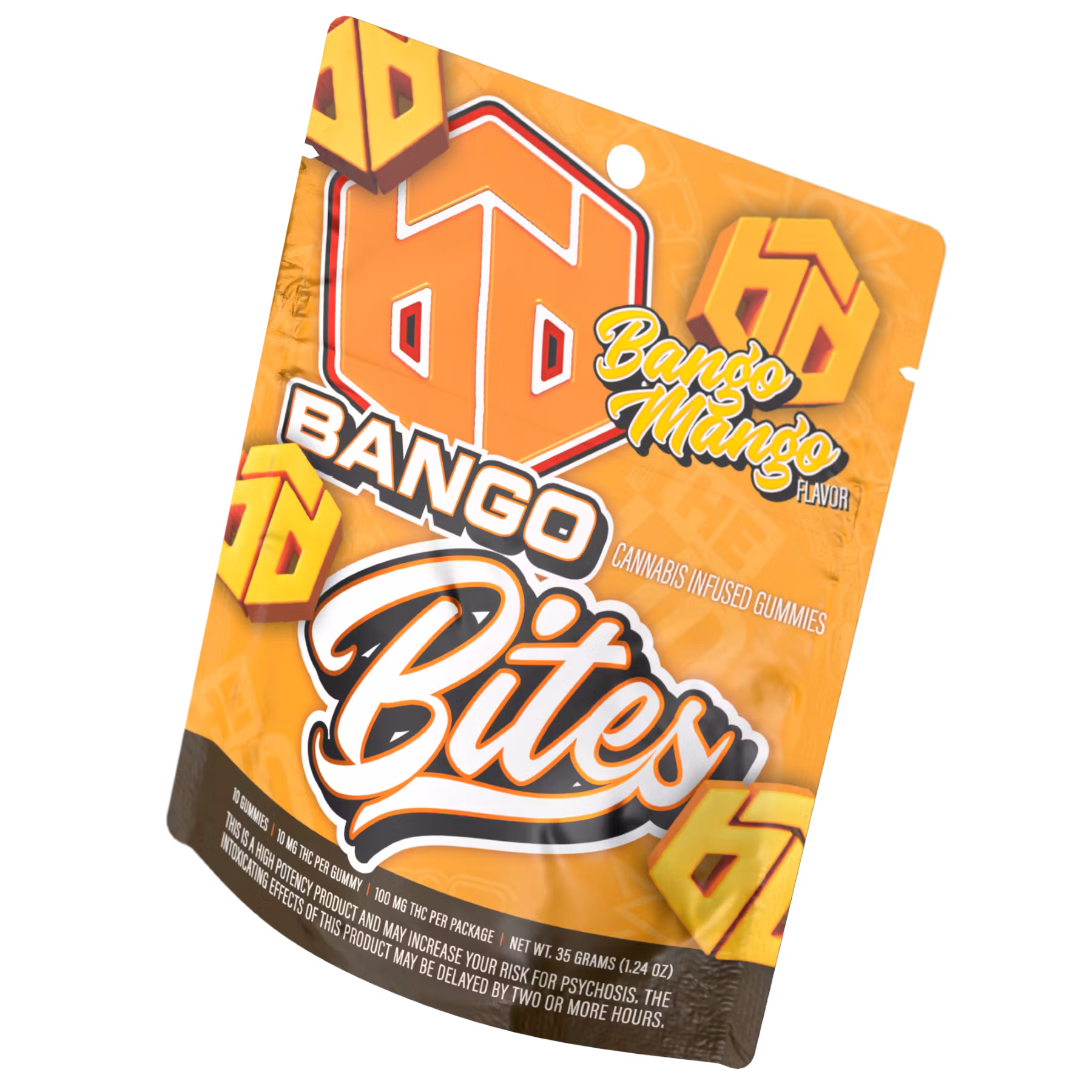 Photograph of product: Bango Watermelon Sugar | 100mg Bites (10PK) | Bango