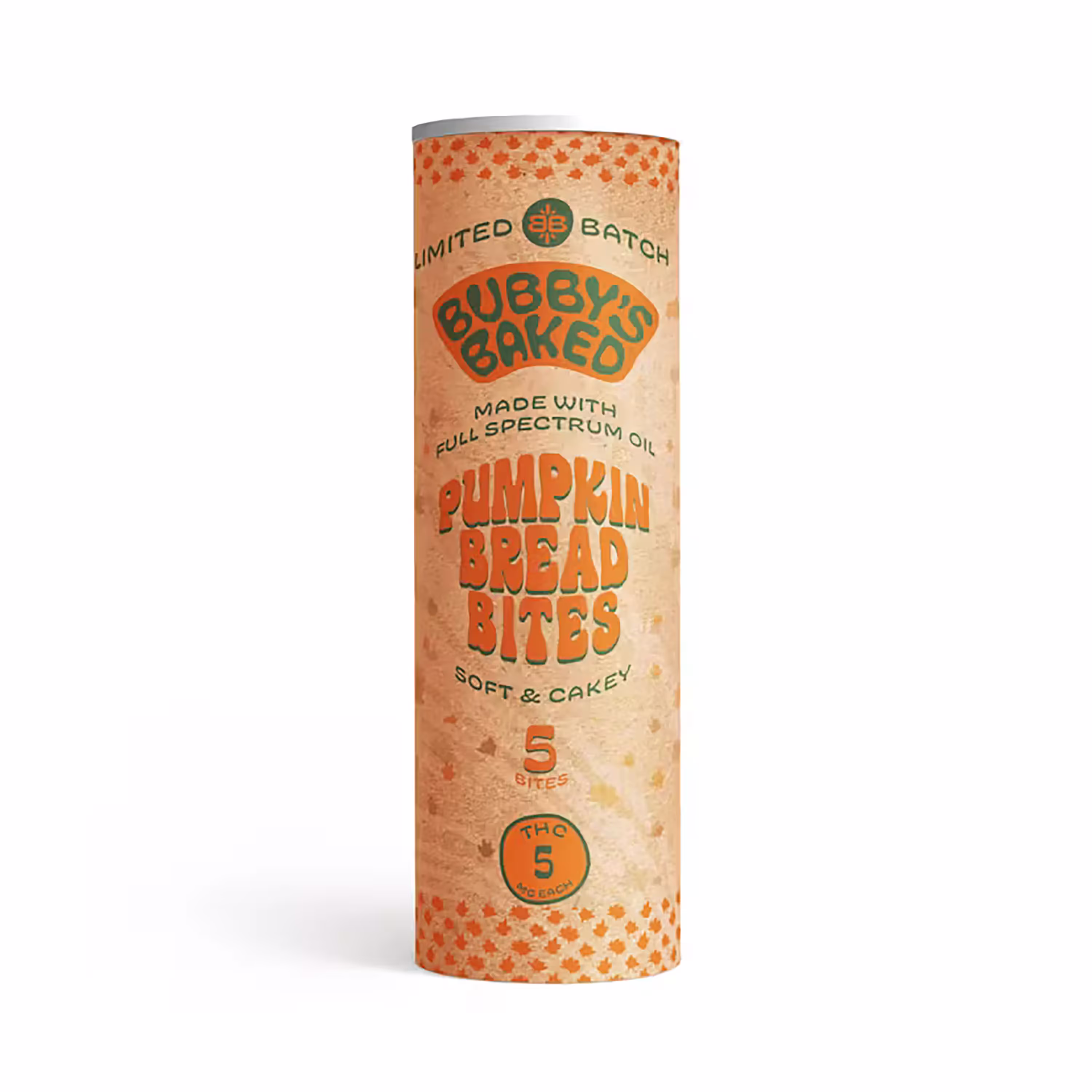 Photograph of product: Pumpkin Bites 5pk (5mg ea) (TAX INCLUDED)