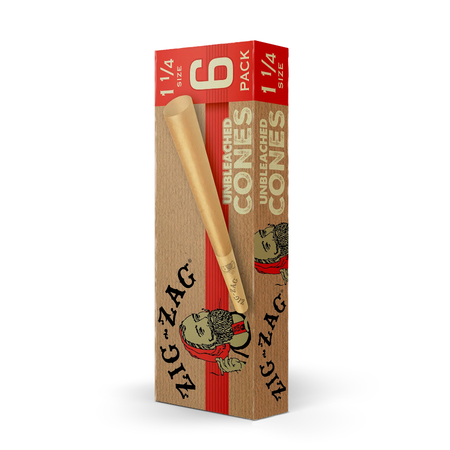 Photograph of product: Zig Zag Unbleached 1 1/4in Cones