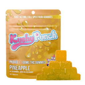 Photograph of Product: Pineapple | 100mg Gummies 10pk
