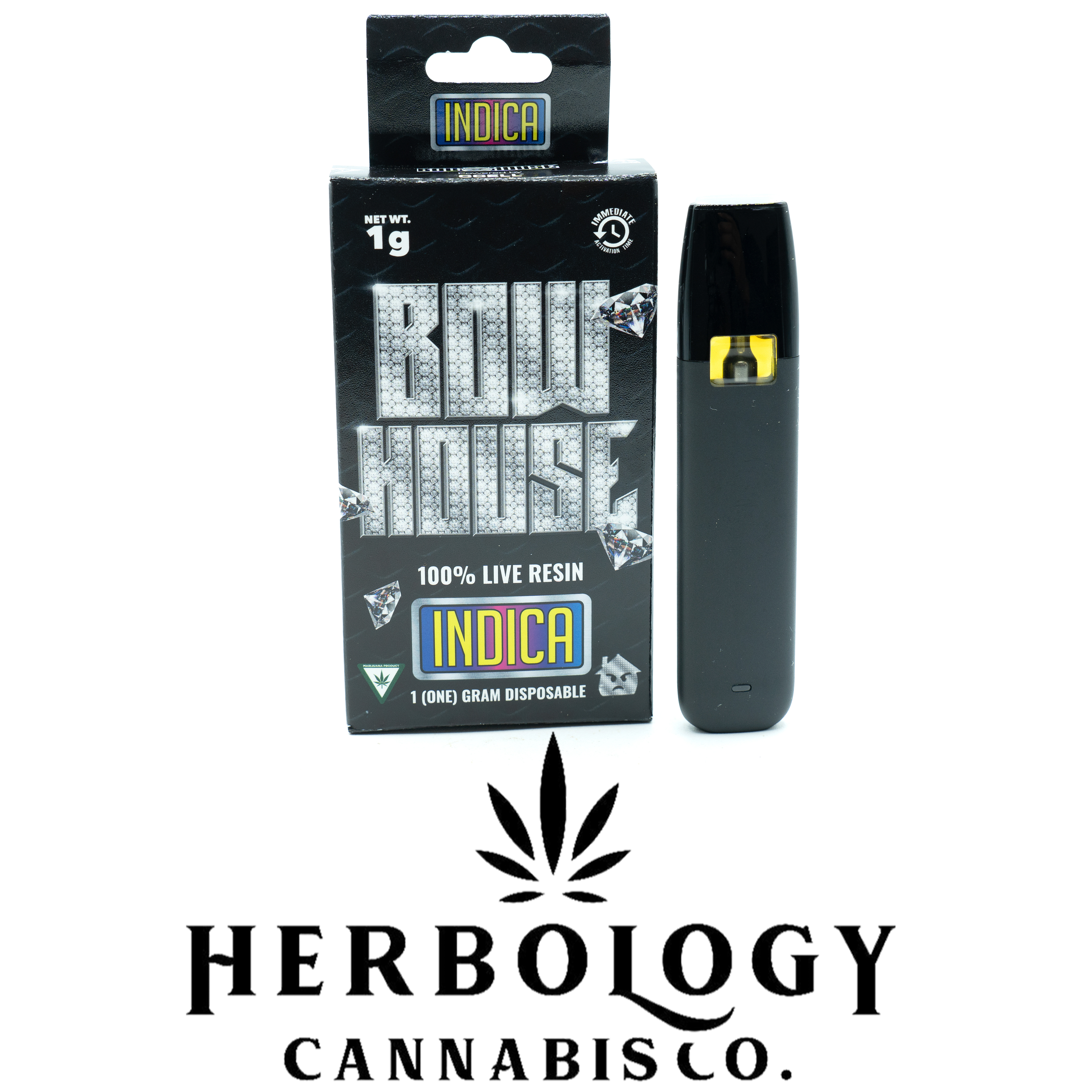 Photograph of product: Bow House | Live Resin Disposable Vape | Strawberry Guava
