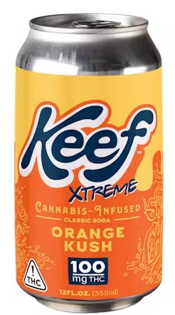 Photograph of Product: Orange Kush [H] - 100MG Xtreme Classic Soda 12OZ
