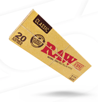 Photograph of product: RAW Classic - Pre-Roll Cones - 1  Size (20pk)