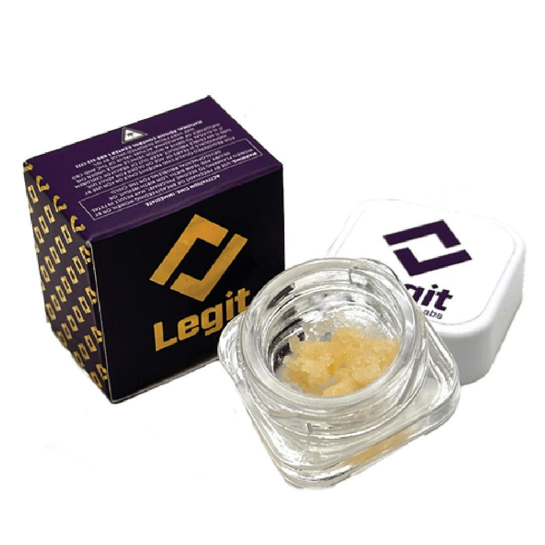 Photograph of product: Legit Labs | 1g | Sugar | Lemon Dosidos x Orange Kush Mintz