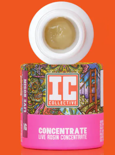 Photograph of product: SOUR STRAWBERRY - 1G LIVE ROSIN