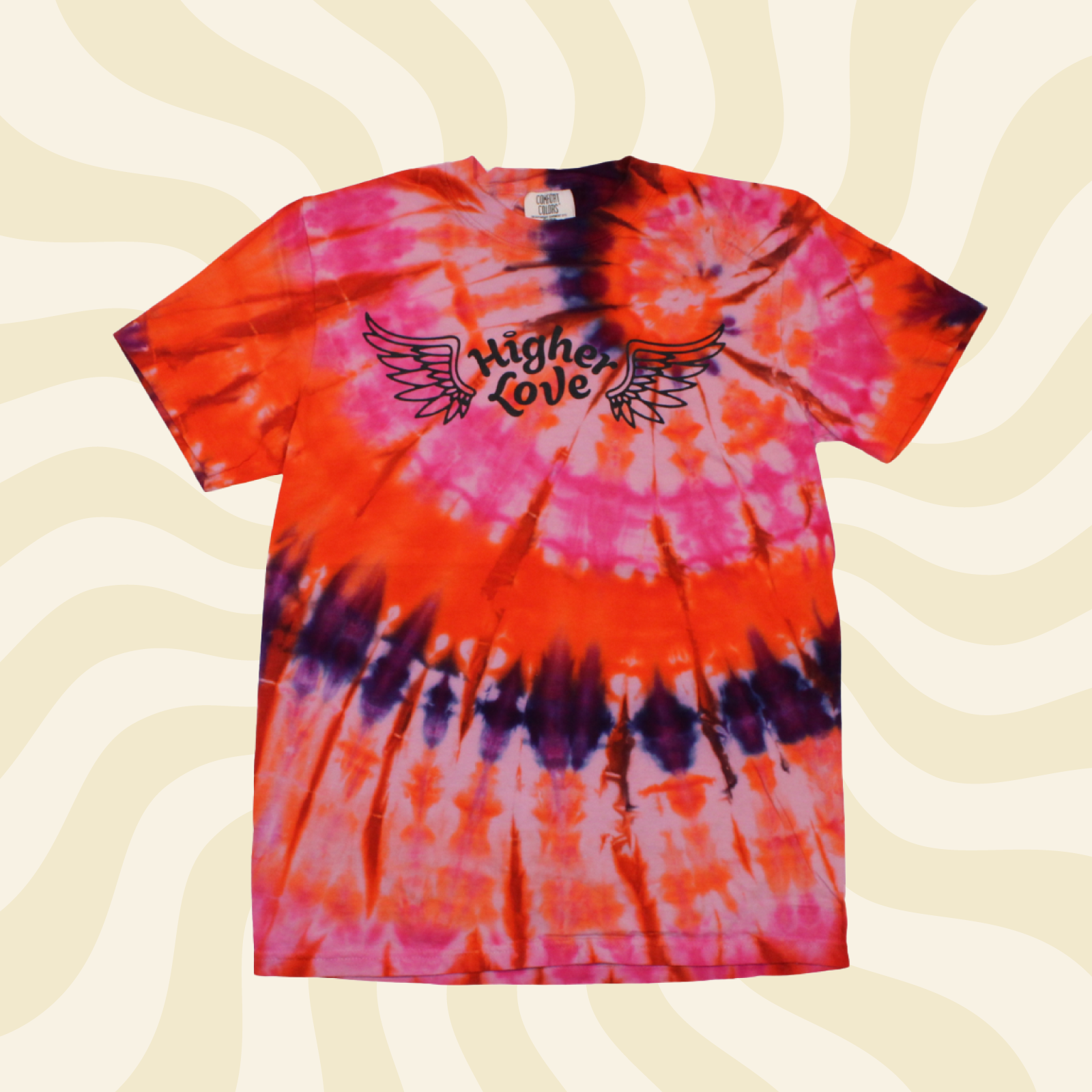 Photograph of product: Hand Dyed Tee | Tie Dye (XL)