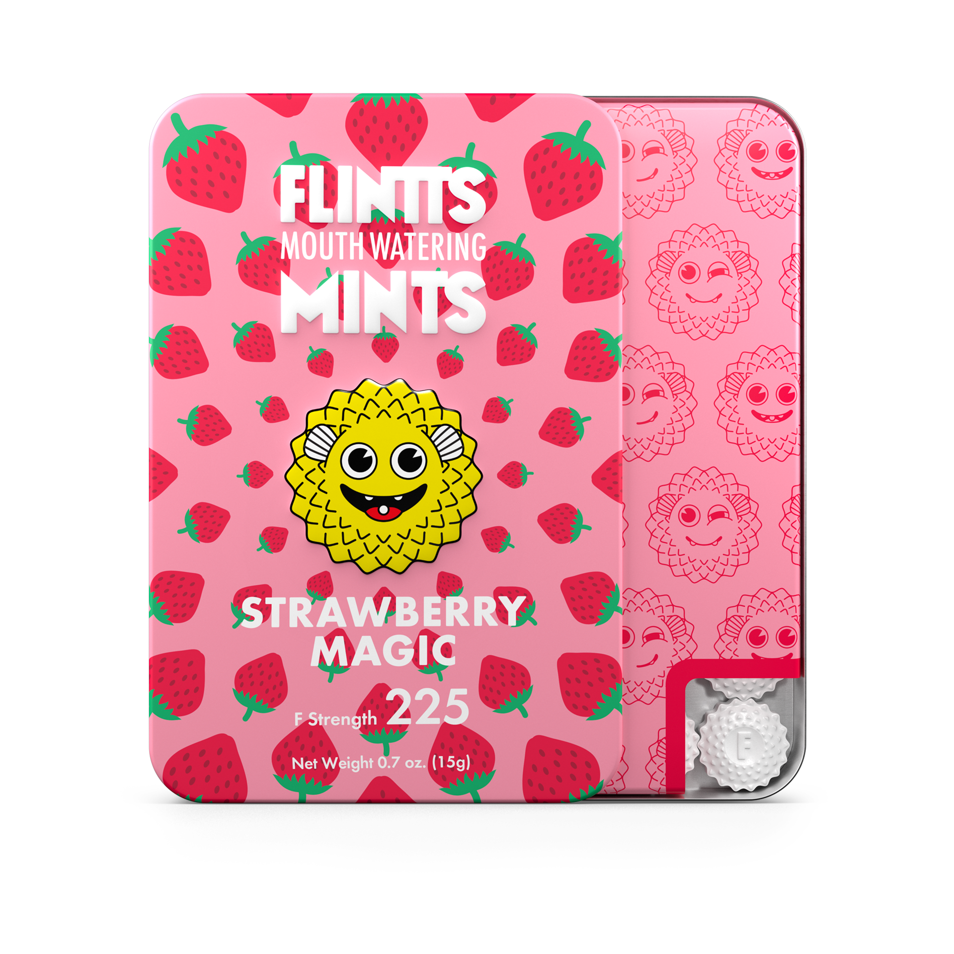 Photograph of product: Flintts Mints | Strawberry Magic | Mints
