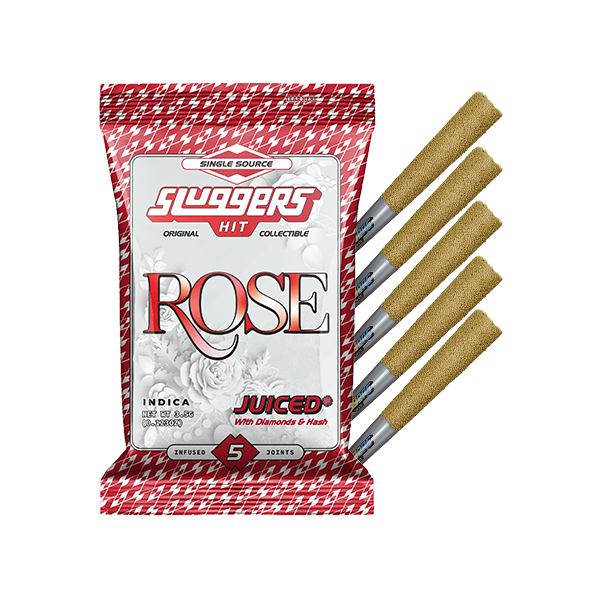 Photograph of product: au chocolat & Diamond Infused Preroll Pack | Rose | 0.7g x 5 | 3.5g