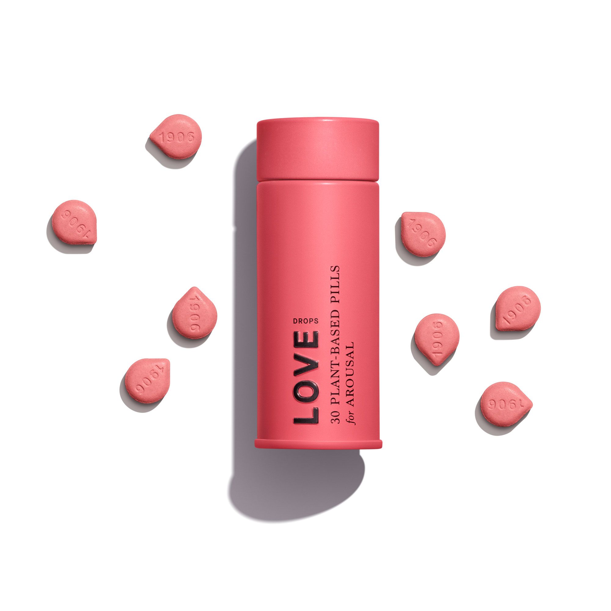 Photograph of Product: Love Drops Plant-Based Pills 1:1 (75mg)