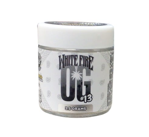 Photograph of product: High 90s - White Fire OG #13 - 3.5g