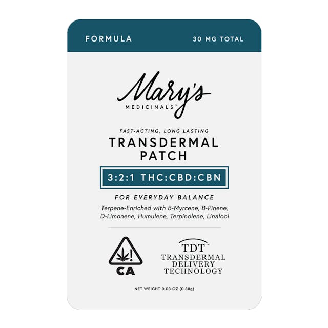 Photograph of product: TH-oui/CBD/CBN 3:2:1 Formula Transdermal Patch *SPECIAL PRICNG* - TH-oui/CBD/CBN 3:2:1 Formula Transdermal Patch