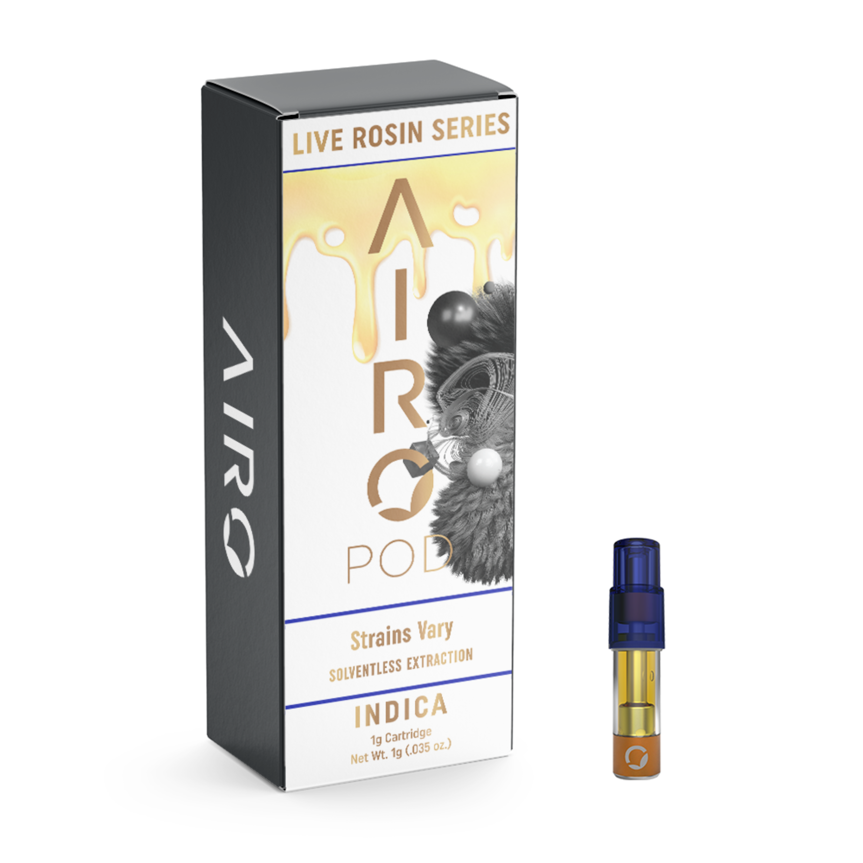 Photograph of product: AIRO | Vape Pod | Live Rosin | 1g | What the Grape