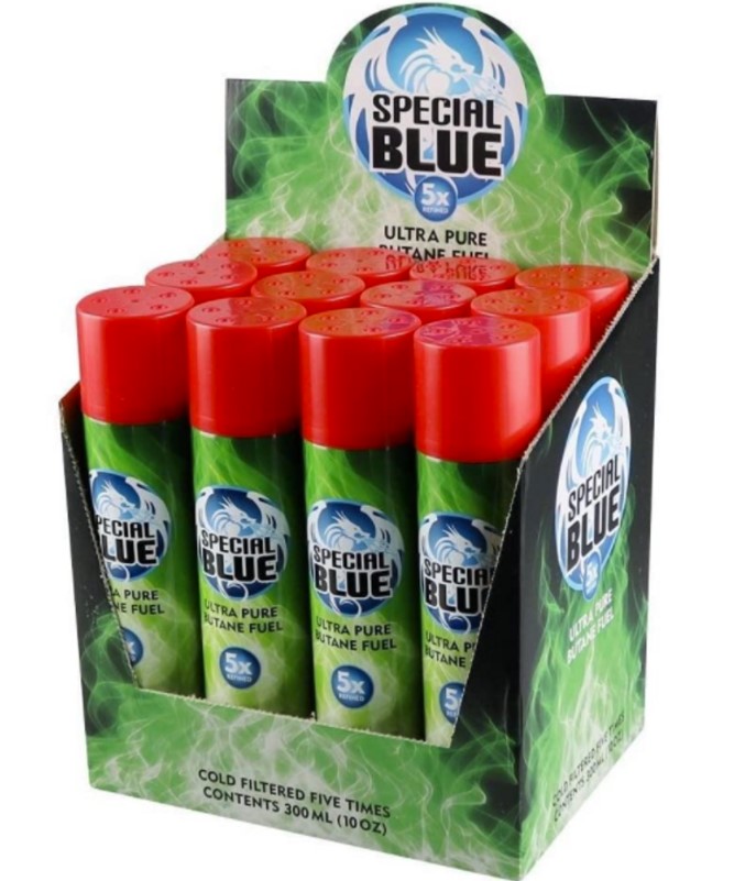 Photograph of product: Special Blue 5X Butane 300mL per can
