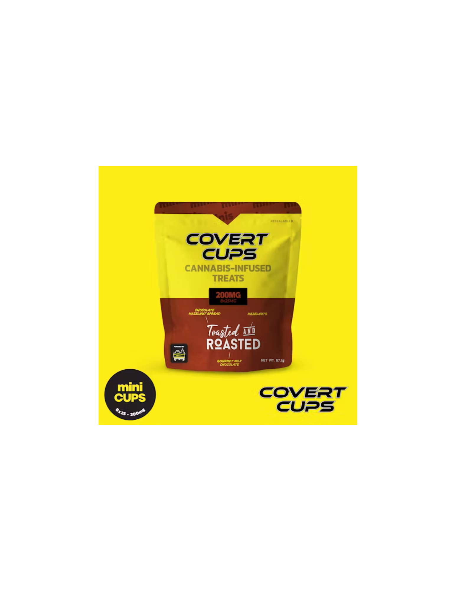 Photograph of product: Edible | au chocolat Rosin | Toasted and Roasted | 200mg | Covert Cups