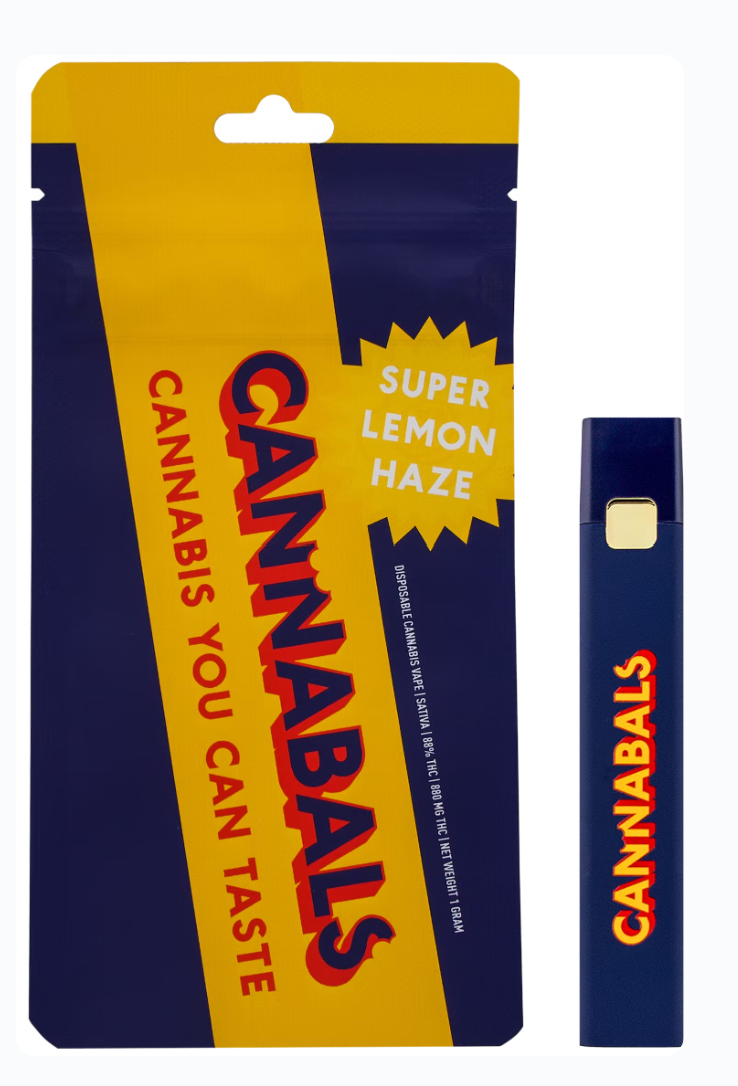 Photograph of product: Cannabals | Super Lemon Haze | AIO | 1g