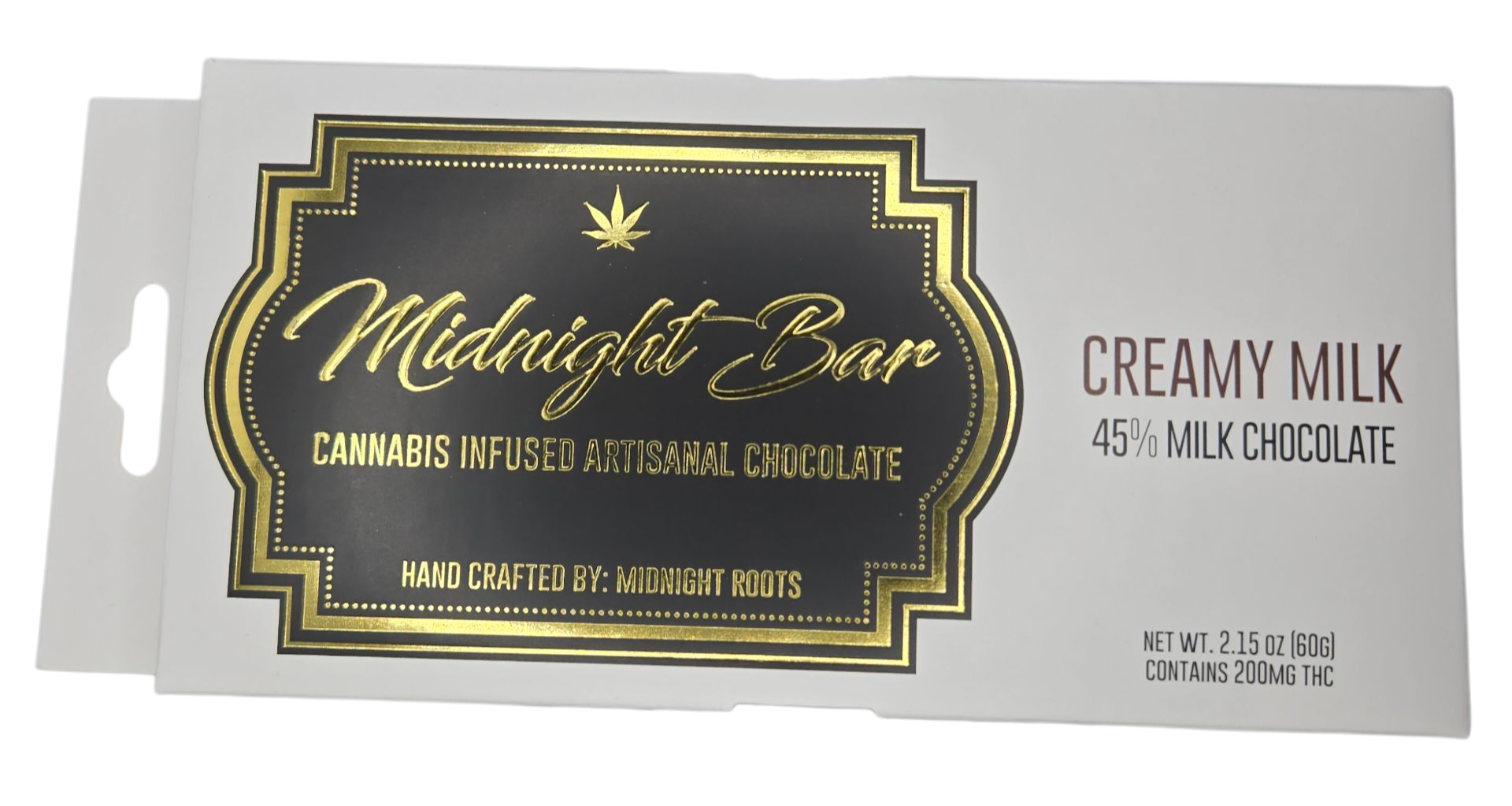 Photograph of product: Creamy Milk Chocolate | 200mg Midnight Bar