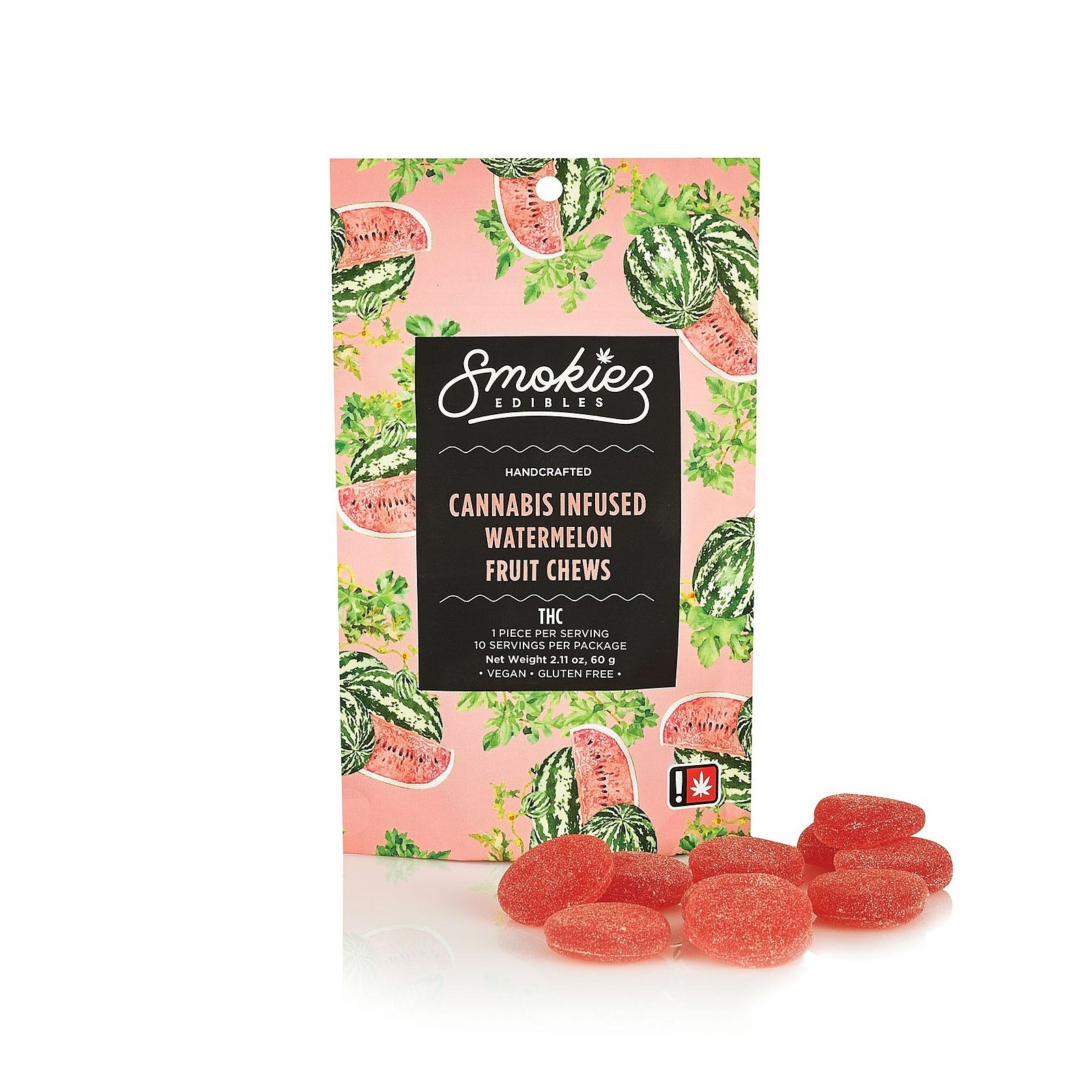 Photograph of product: (HYBRID) Watermelon 100mg TH-oui (Net.Wt.60g/2.11oz)