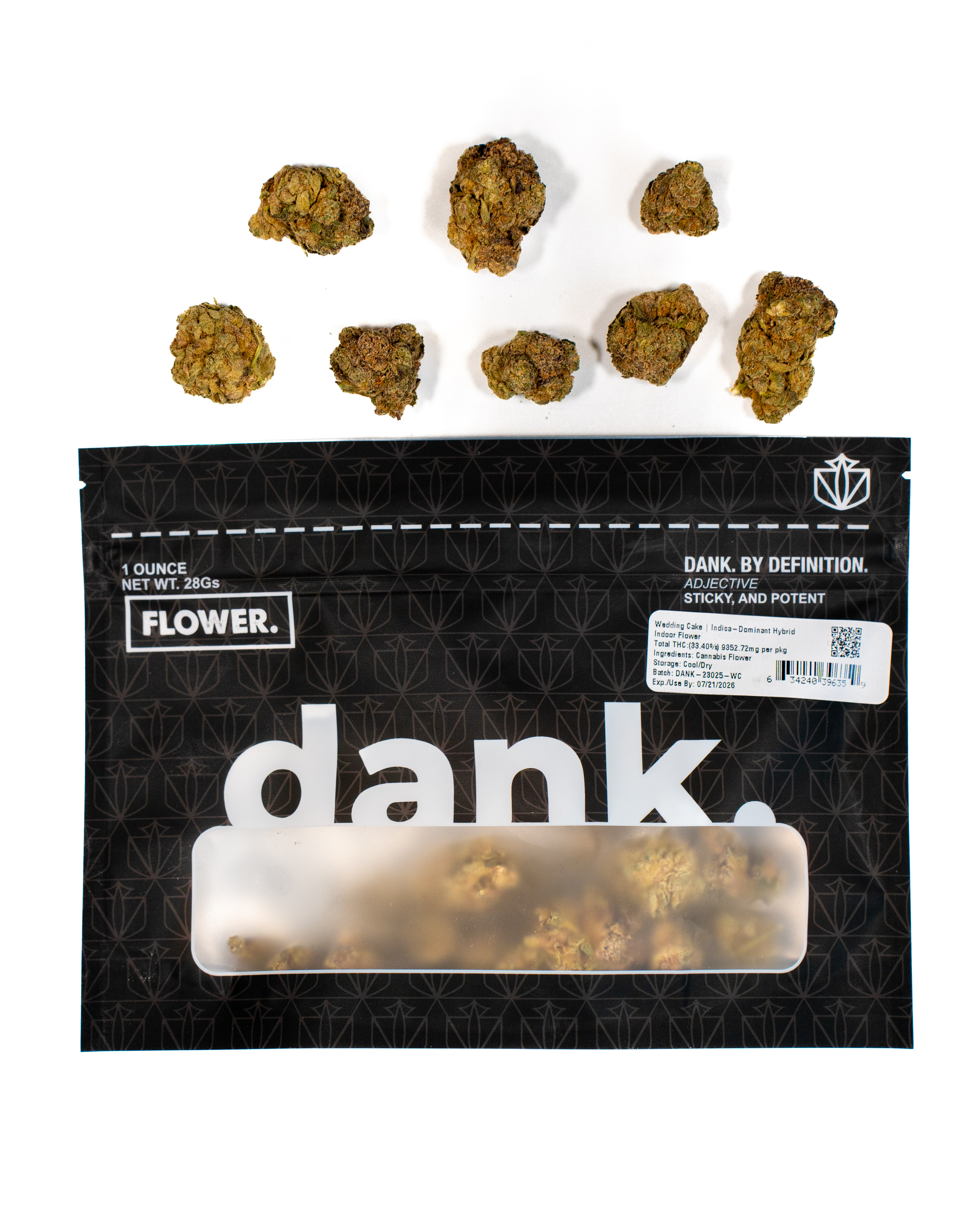 Photograph of product: Dank | Flower | Flower | Wedding Cake | 28g