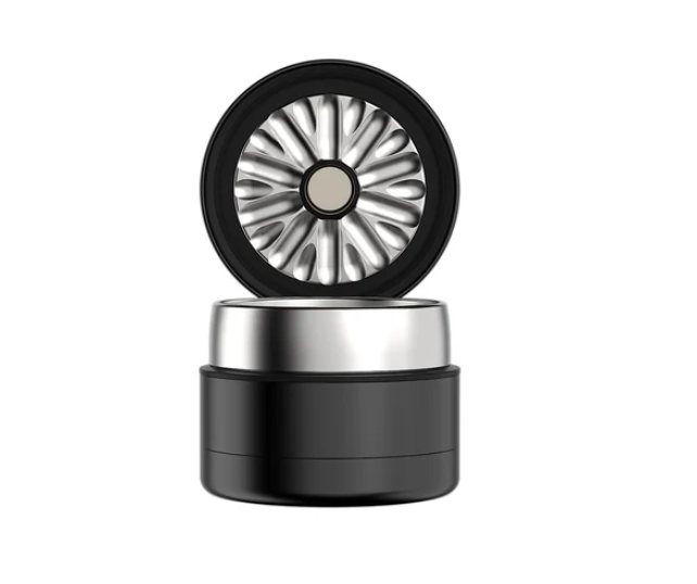 Photograph of product: Flower Mill - Premium 2.0" Stainless Series - Black/Silver