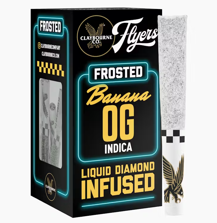 Photograph of product: Banana Og Flyers Frosted Infused 5pk