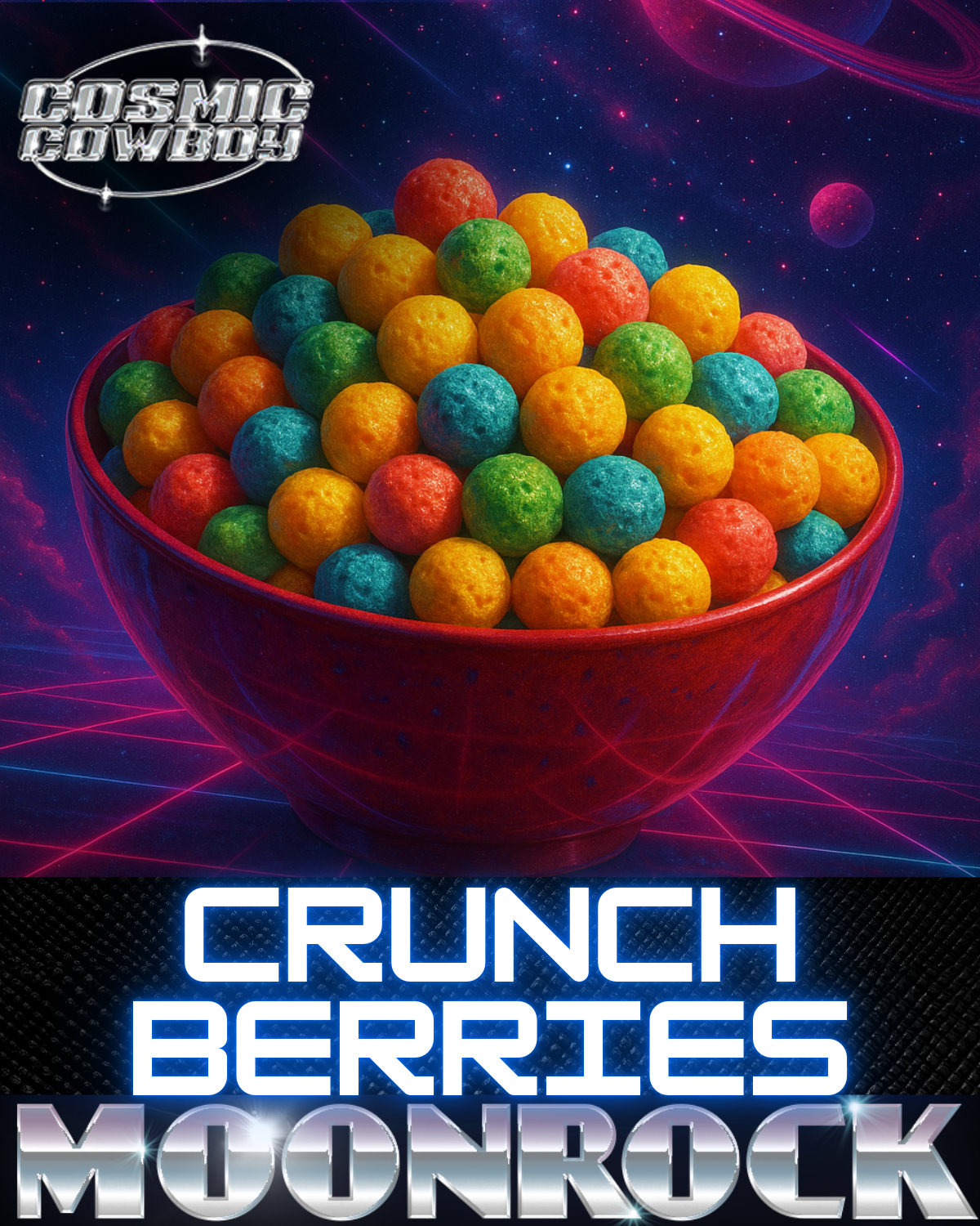 Photograph of product: DELI - COSMIC COWBOY Crunch Berries Moon Rocks - 1g