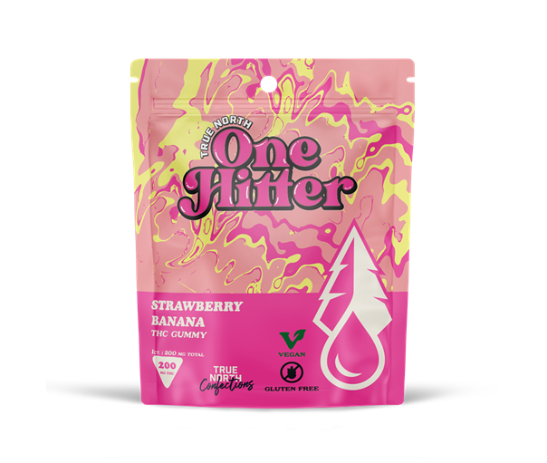 Photograph of product: Strawberry Banana Single Gummy