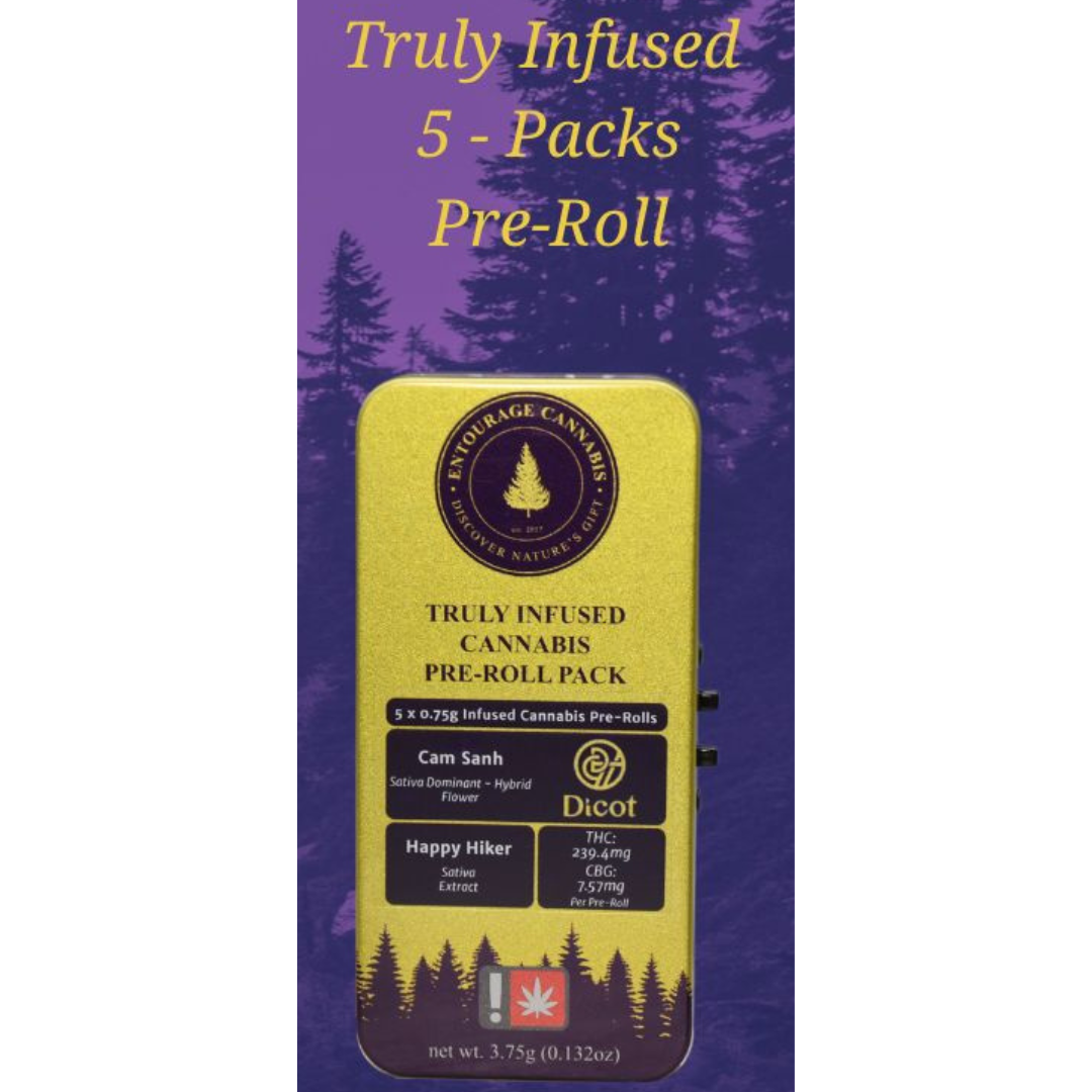 Photograph of product: Entourage Oui'd - Pave x Pure Loco 5pk Infused Cones - H
